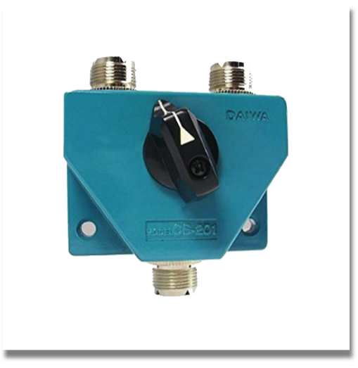 DAIWA CS201A
(COAX 2WAY SWITCH)


DC ~ 600MHz 2 Position Antenna, Coax Switch, Power: 2.5 kW PEP, 1kW CW, VSWR: Below .12, Insertion Loss: Less than 0.2 dB, Isolation: 60dB 600 MHz, Connetcor: SO-239, Output Port:2.